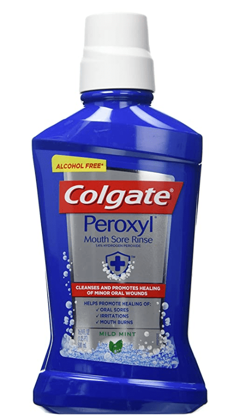 colgate mouthwash for sores